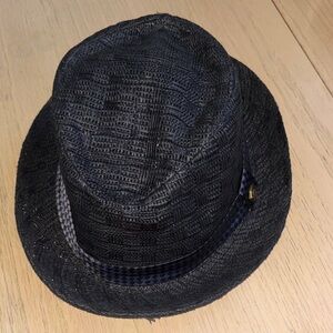 PAMOA black Men's  straw dress Hat